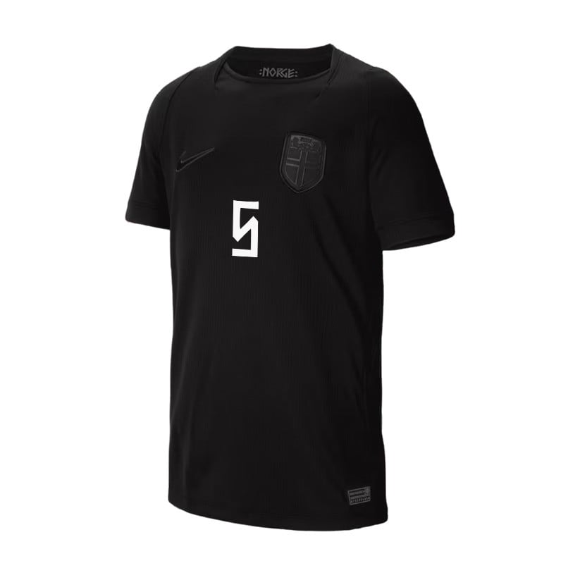 David Moeller Wolfe 5 Youth Norway National Team 2026 Away Jersey - Black