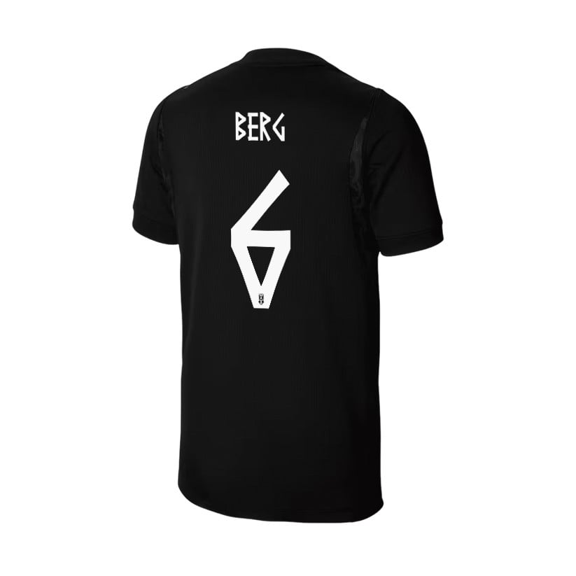 Patrick Berg 6 Youth Norway National Team 2026 Away Jersey - Black