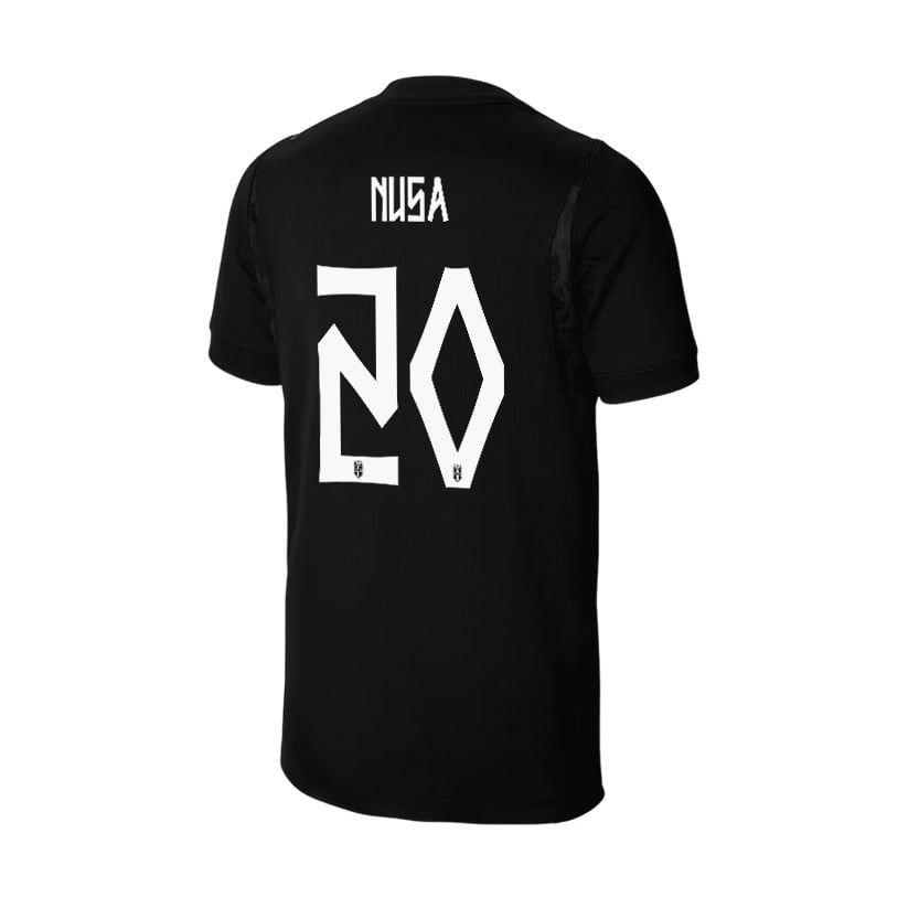 Antonio Nusa 20 Youth Norway National Team 2026 Away Jersey - Black