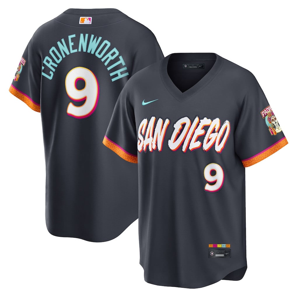 Jake Cronenworth 9 San Diego Padres 2026 City Connect Jersey - Men, Obsidian