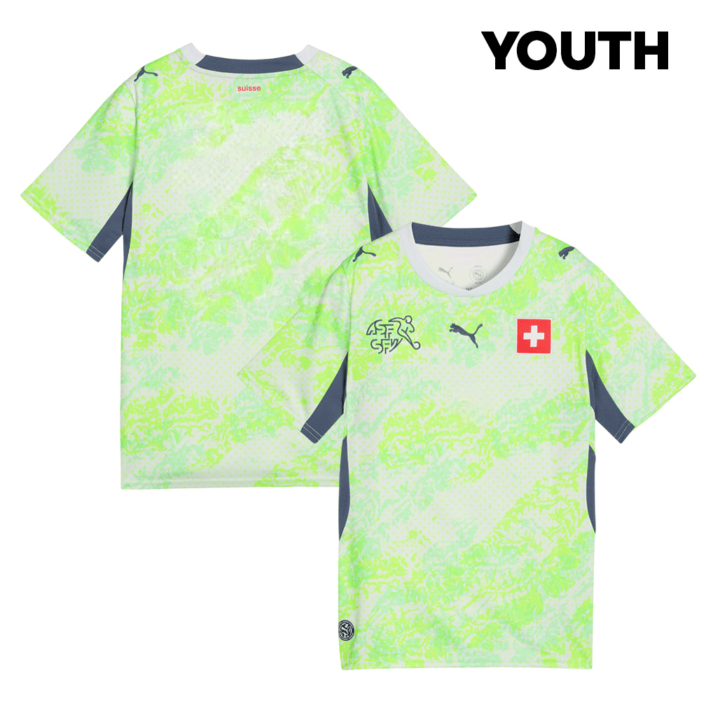 Switzerland National Team 2026 Youth Away Jersey - Green