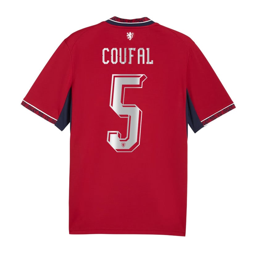 Vladimir Coufal 5 Czech Republic National Team 2026 Home Jersey - Red, Men