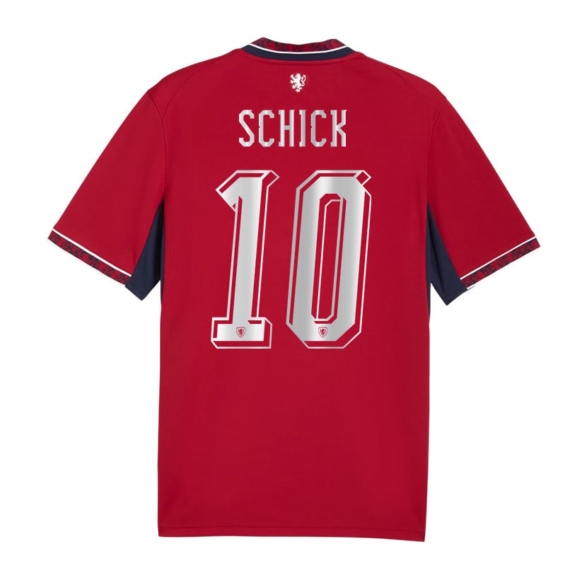 Patrik Schick 10 Czech Republic National Team 2026 Home Jersey - Red, Men