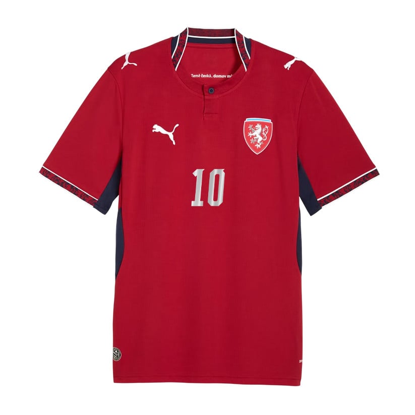 Patrik Schick 10 Czech Republic National Team 2026 Home Jersey - Red, Men