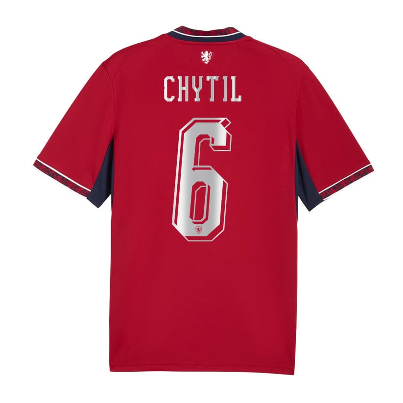 Mojmir Chytil 6 Czech Republic National Team 2026 Home Jersey - Red, Men