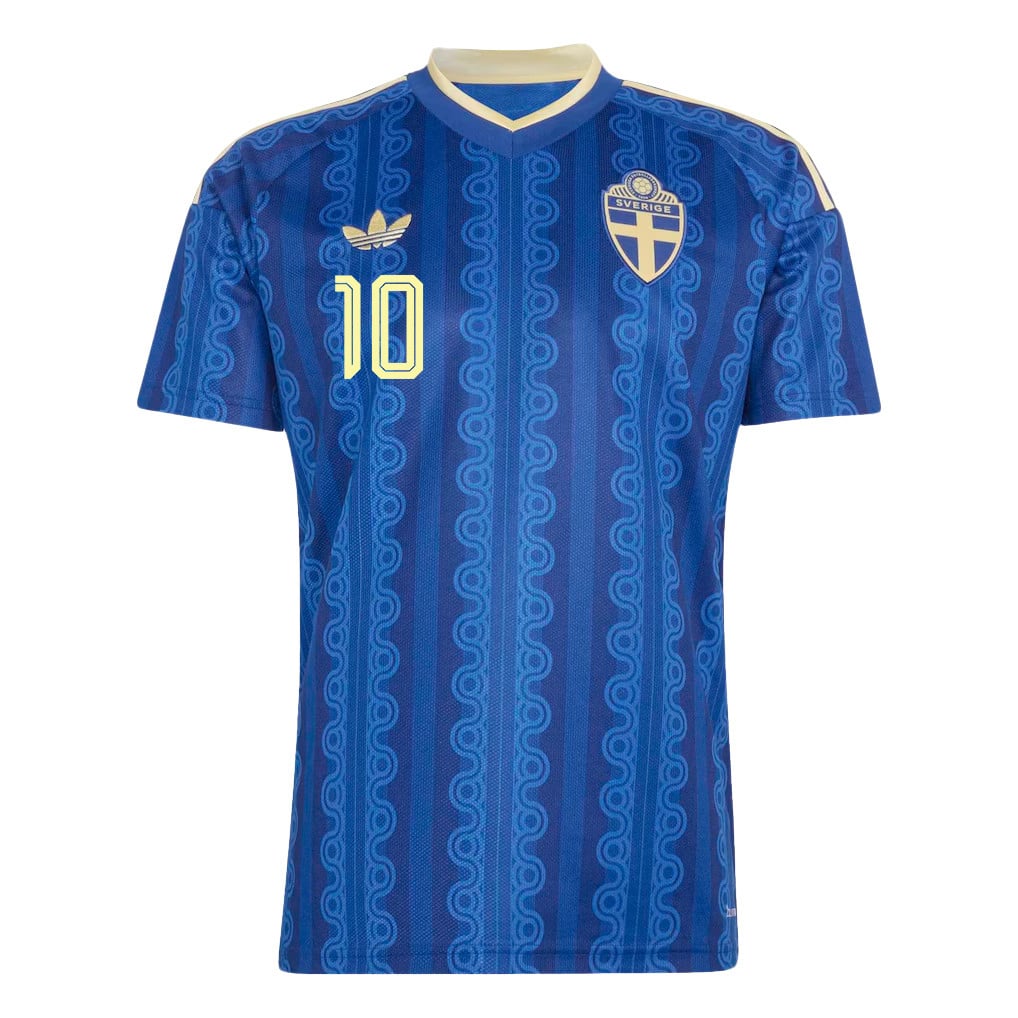 Benjamin Nygren 10 Sweden National Team 2026 Away Jersey - Blue, Men
