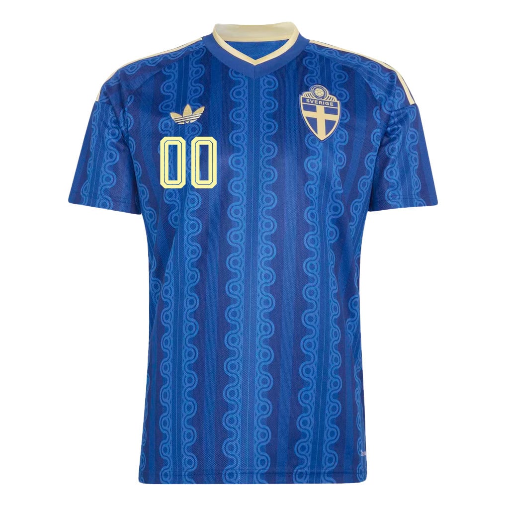 Sweden National Team 2026 Personalized Away Jersey - Blue, Men