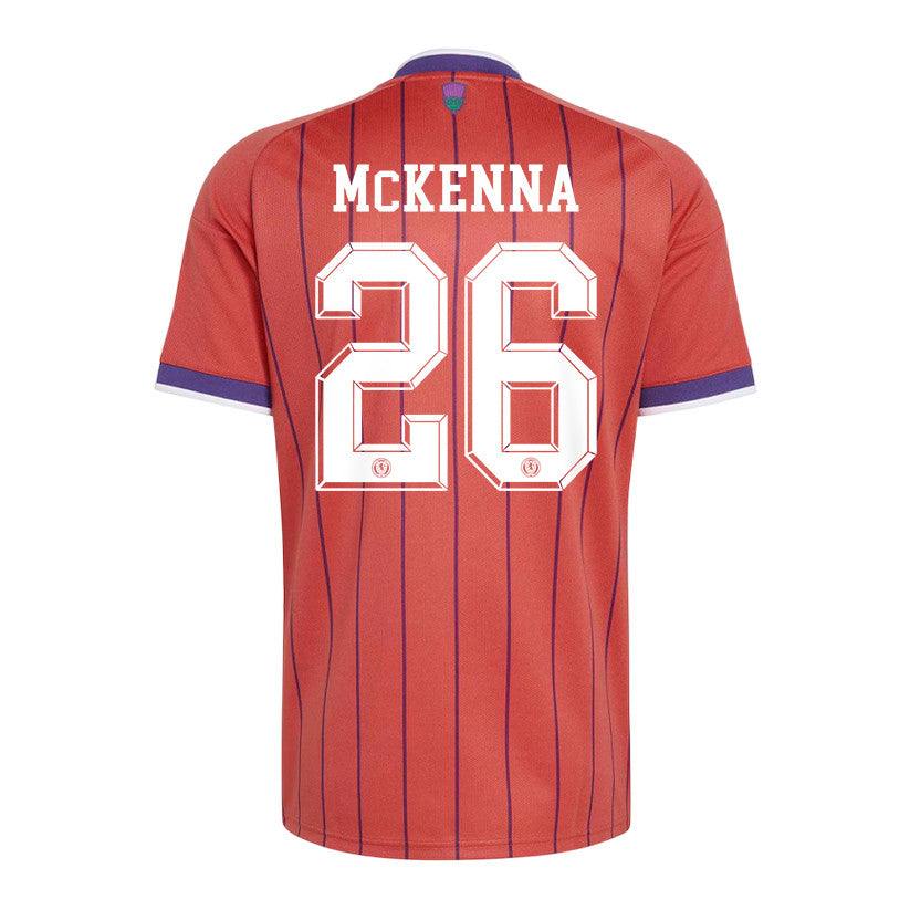 Scott McKenna 26 Scotland National Team 2026 x World Cup Patch Away Jersey - Red, Men