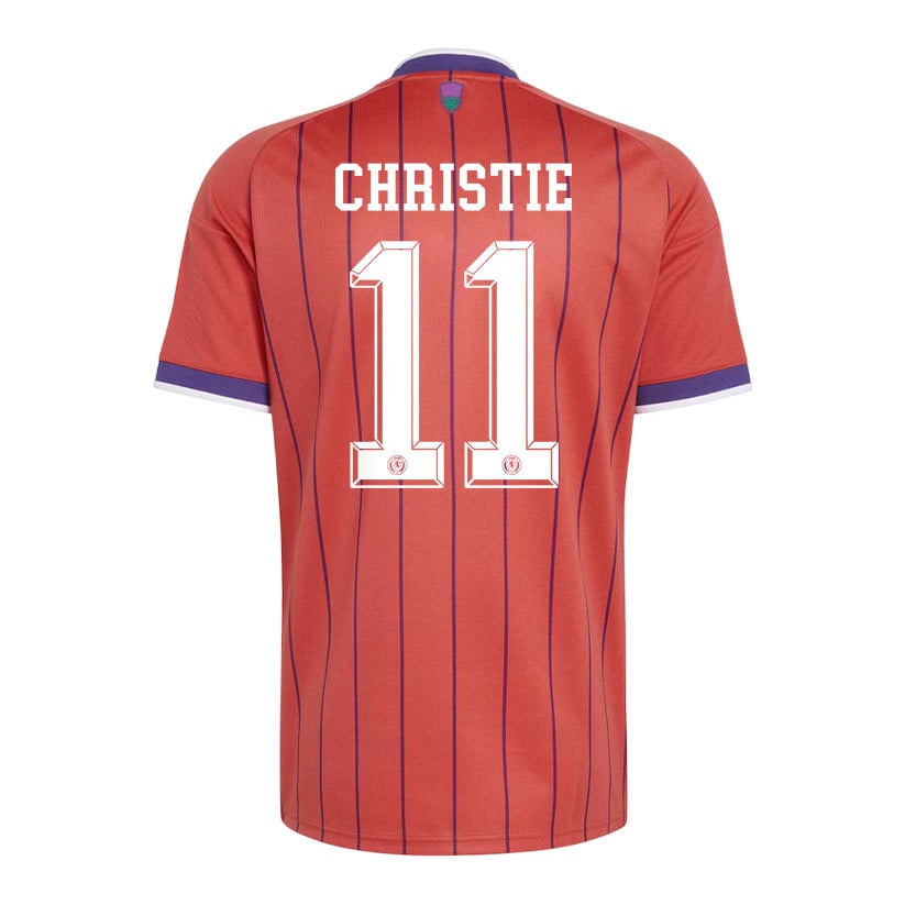 Ryan Christie 11 Scotland National Team 2026 Away Jersey - Red, Men