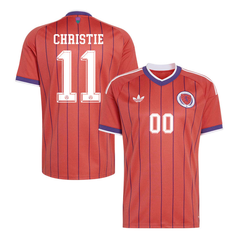 Ryan Christie 11 Scotland National Team 2026 Away Jersey - Red, Men
