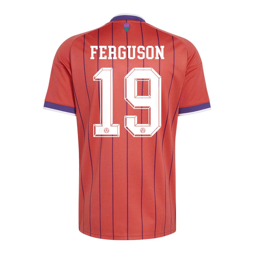 Lewis Ferguson 19 Scotland National Team 2026 Away Jersey - Red, Men
