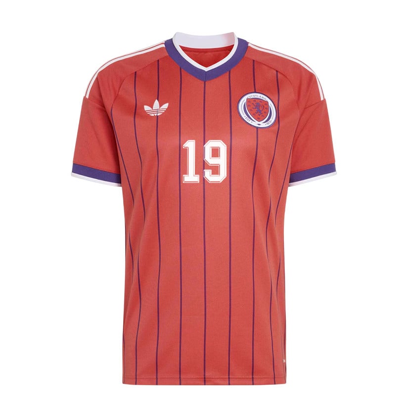 Lewis Ferguson 19 Scotland National Team 2026 Away Jersey - Red, Men