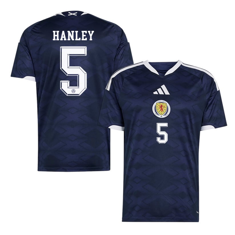 Grant Hanley 5 Scotland National Team 2026 Home Jersey - Navy, Men