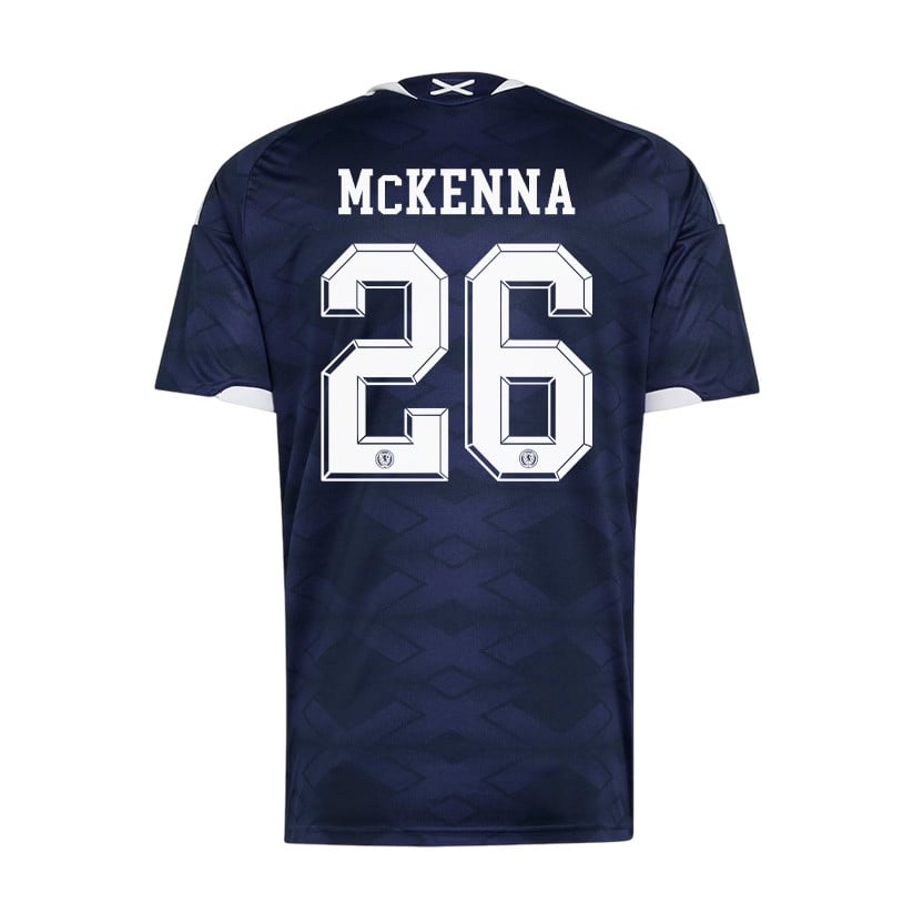 Scott McKenna 26 Scotland National Team 2026 Home Jersey - Navy, Men