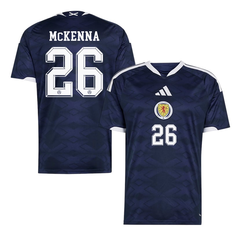 Scott McKenna 26 Scotland National Team 2026 Home Jersey - Navy, Men