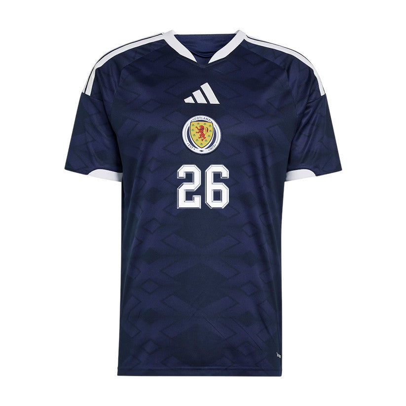 Scott McKenna 26 Scotland National Team 2026 x World Cup Patch Home Jersey - Navy, Men