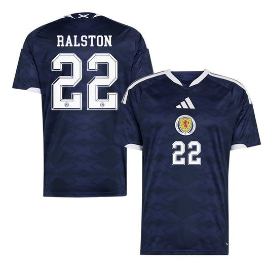 Anthony Ralston 22 Scotland National Team 2026 Home Jersey - Navy, Men
