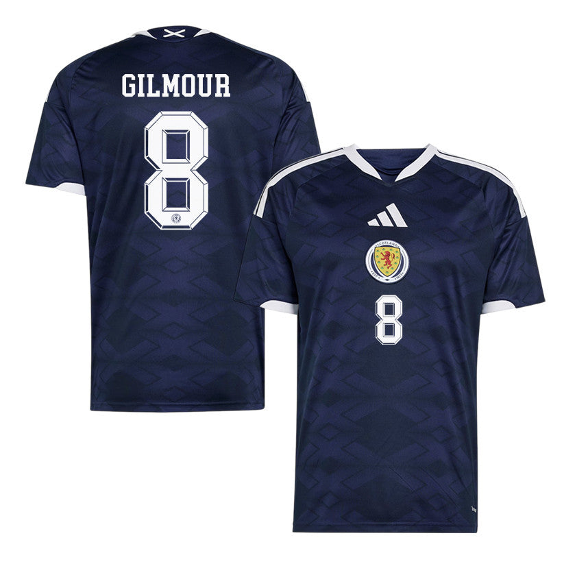 Billy Gilmour 8 Scotland National Team 2026 Home Jersey - Navy, Men