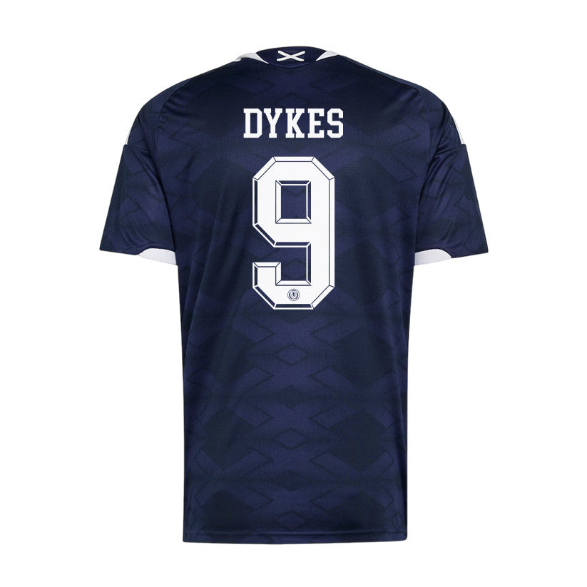 Lyndon Dykes 9 Scotland National Team 2026 Home Jersey - Navy, Men