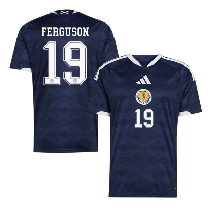 Lewis Ferguson 19 Scotland National Team 2026 Home Jersey - Navy, Men