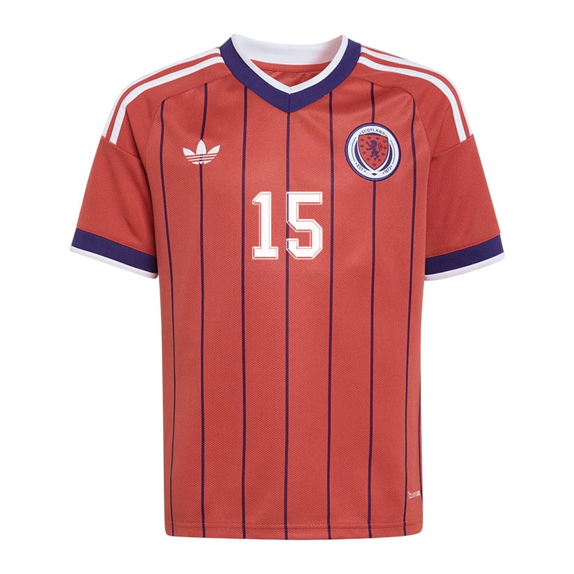 John Souttar 15 Youth Scotland National Team 2026 Away Jersey - Red