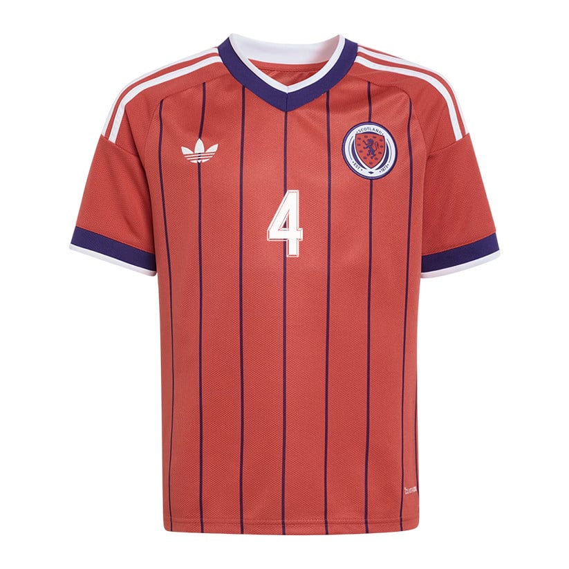Scott McTominay 4 Youth Scotland National Team 2026 Away Jersey - Red