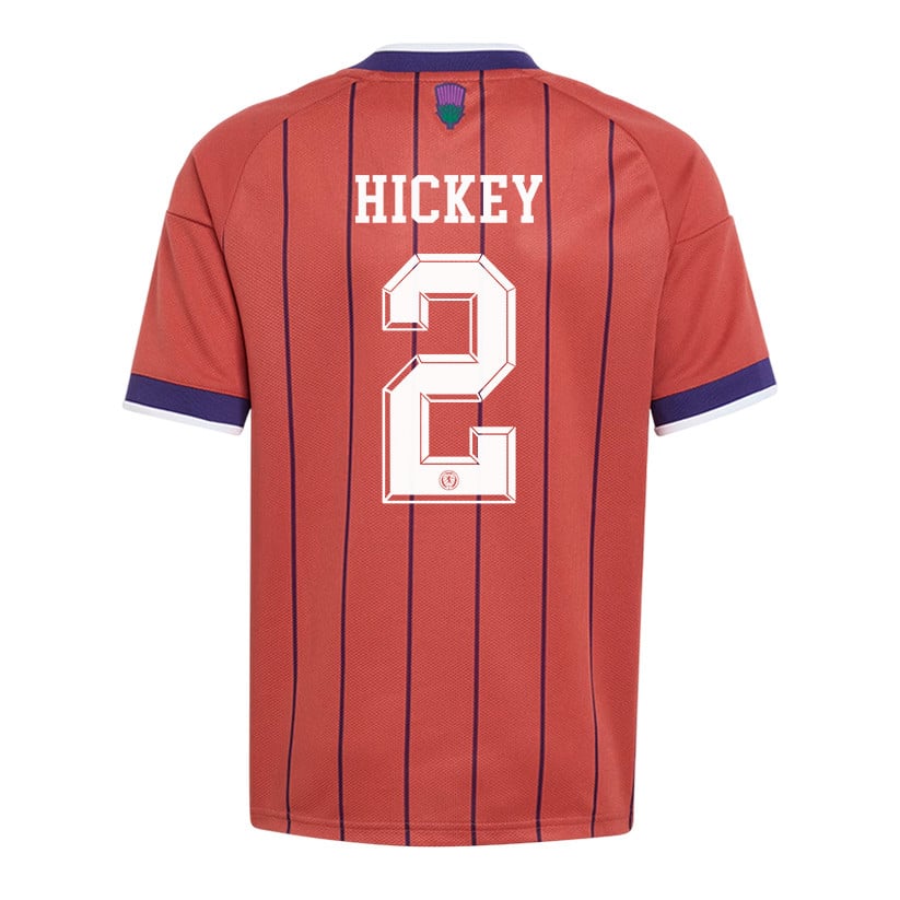 Aaron Hickey 2 Youth Scotland National Team 2026 Away Jersey - Red