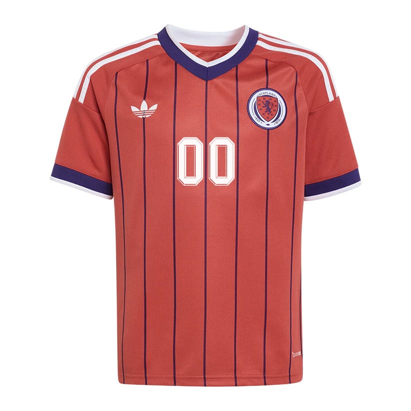 Scotland National Team 2026 Youth Away Jersey - Personalized - Red