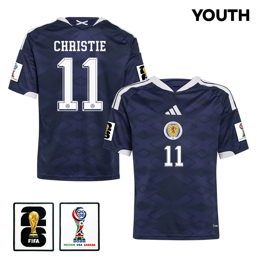 Ryan Christie 11 Youth Scotland National Team 2026 Home Jersey - Navy