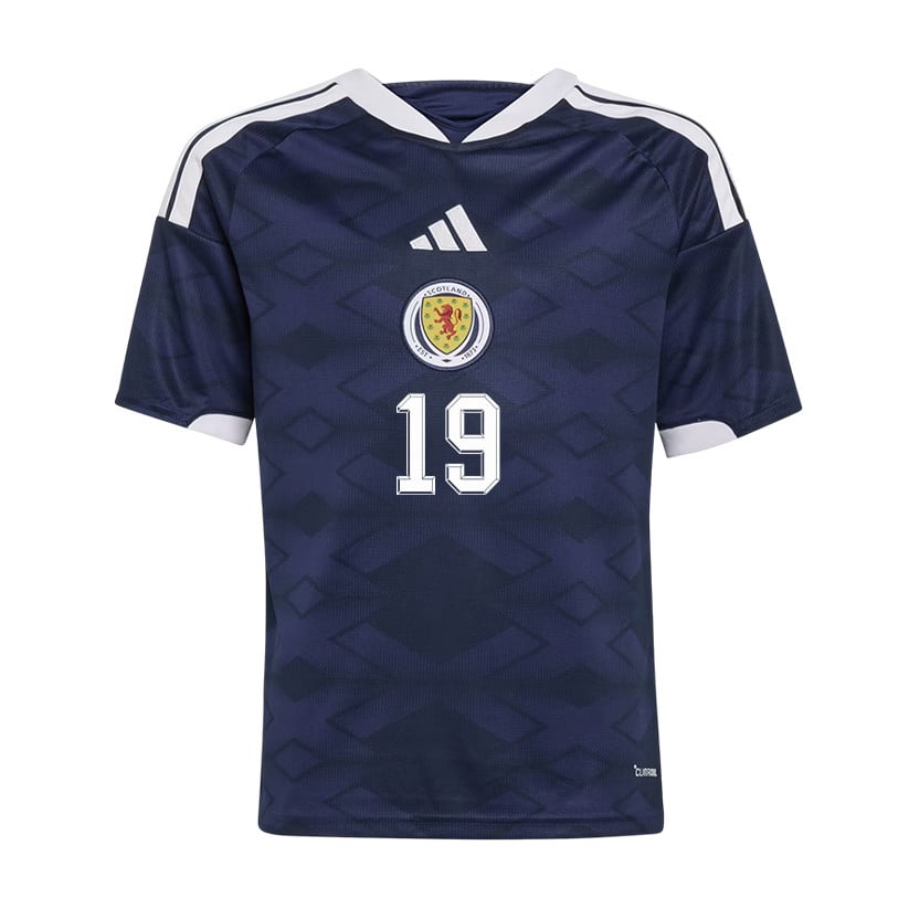 Lewis Ferguson 19 Youth Scotland National Team 2026 Home Jersey - Navy
