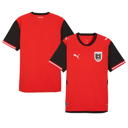 Austria National Team 2026 Home Jersey - Red, Men