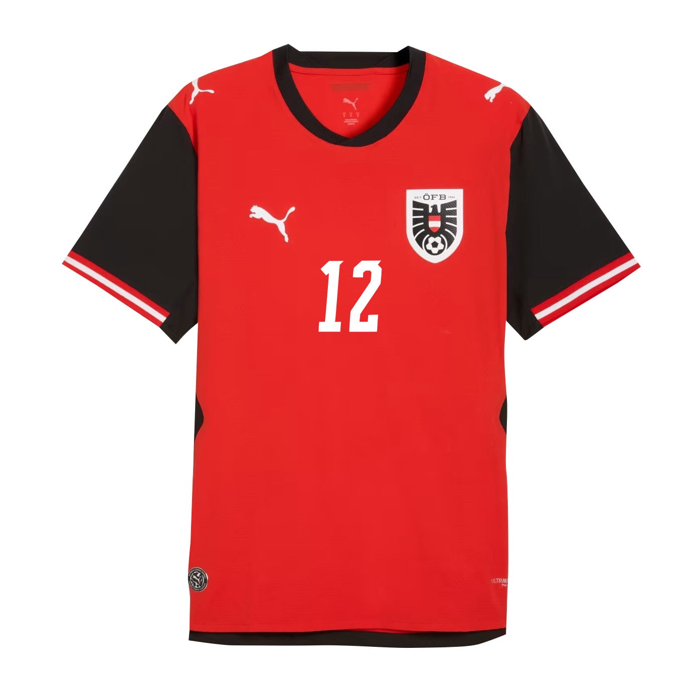 Nicolas Seiwald 12 Youth Austria National Team 2026 Home Jersey - Red