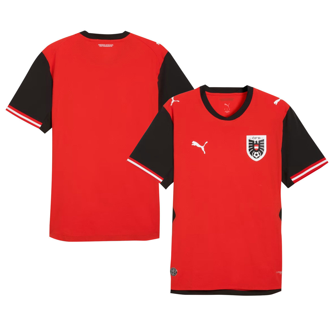 Austria National Team 2026 Youth Home Jersey - Red