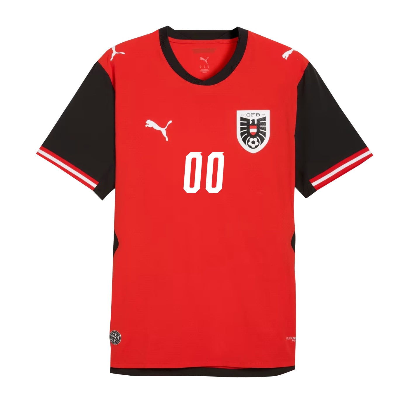 Austria National Team 2026 Youth Home Jersey - Personalized - Red