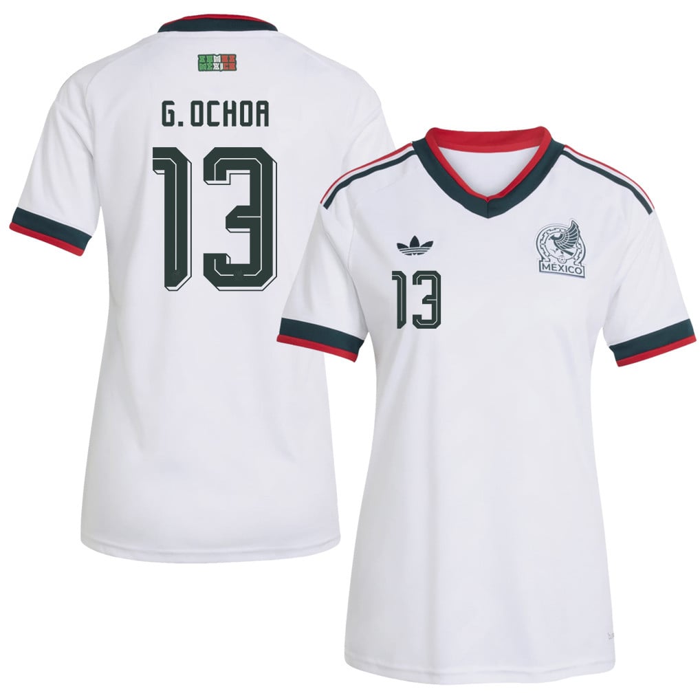 Guillermo Ochoa 13 Women's Mexico National Team 2026 Away Jersey - White
