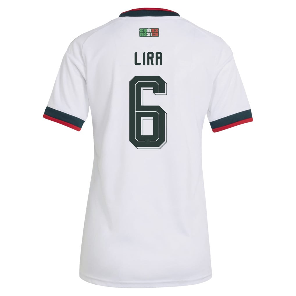 Erik Lira 6 Women's Mexico National Team 2026 Away Jersey - White