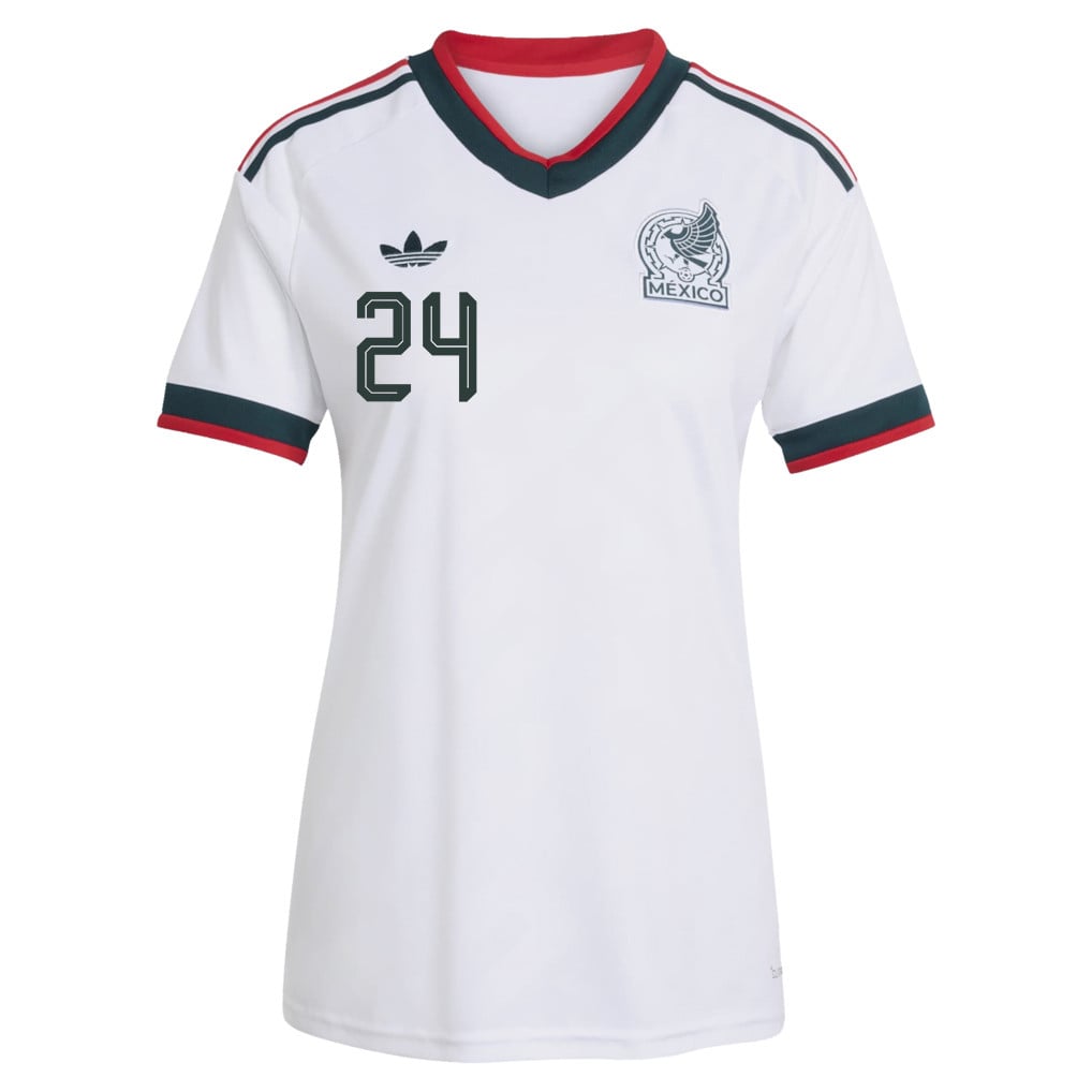 Brian Gutiérrez 24 Women's Mexico National Team 2026 Away Jersey - White