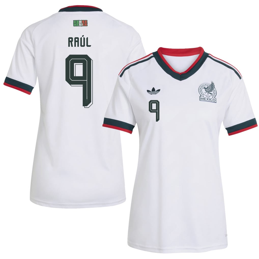 Raúl Jiménez 9 Women's Mexico National Team 2026 Away Jersey - White