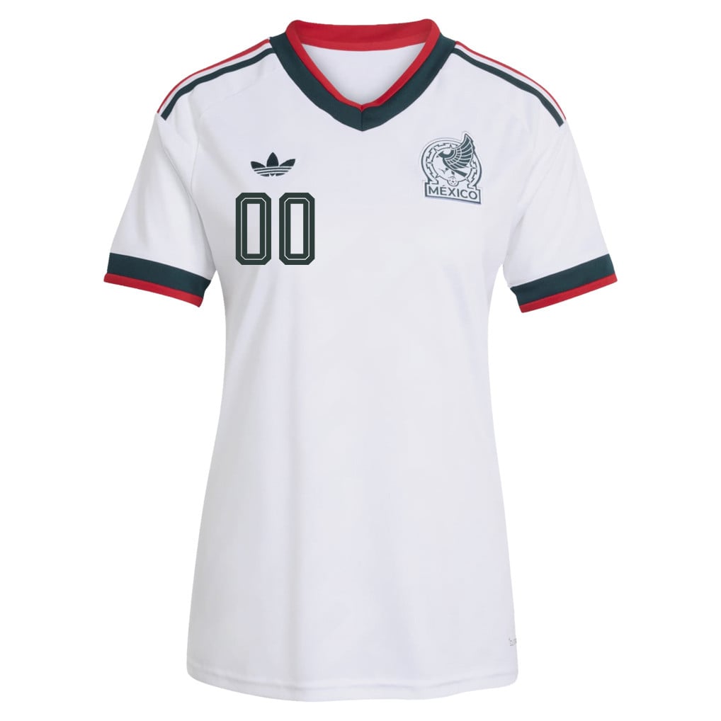 Mexico National Team 2026 Women's Away Jersey - Personalized - White
