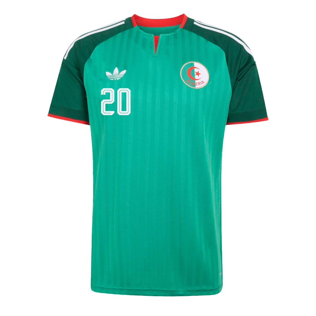 Youcef Atal 20 Algeria National Team 2026 Away Jersey - Green, Men