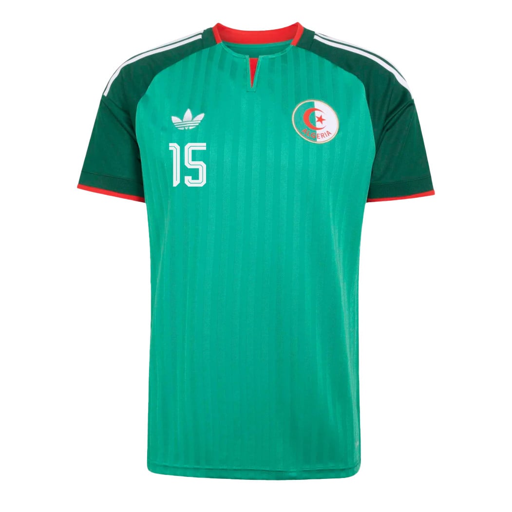 Rayan Ait Nouri 15 Algeria National Team 2026 Away Jersey - Green, Men