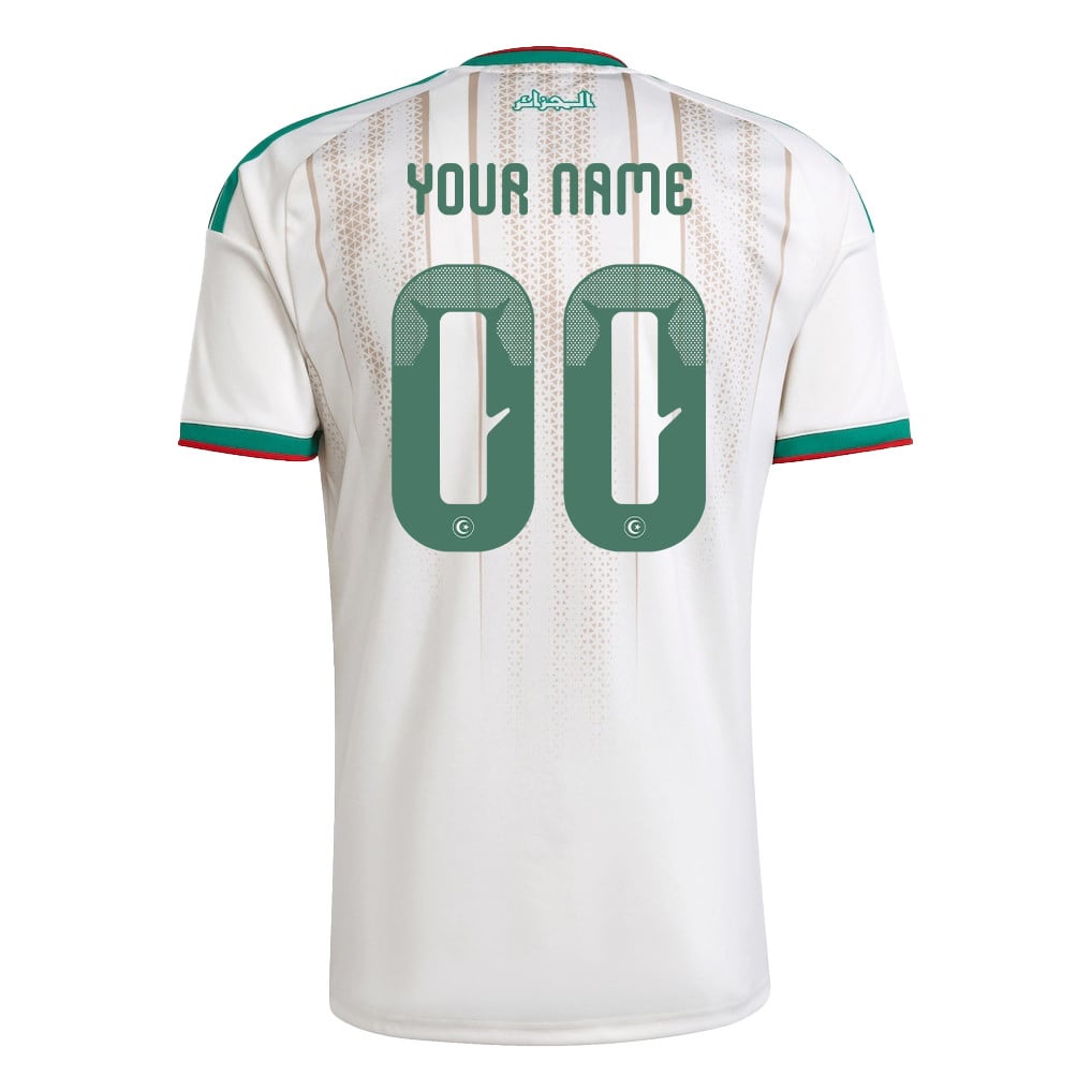 Algeria National Team 2026 Personalized Home Jersey - White, Men