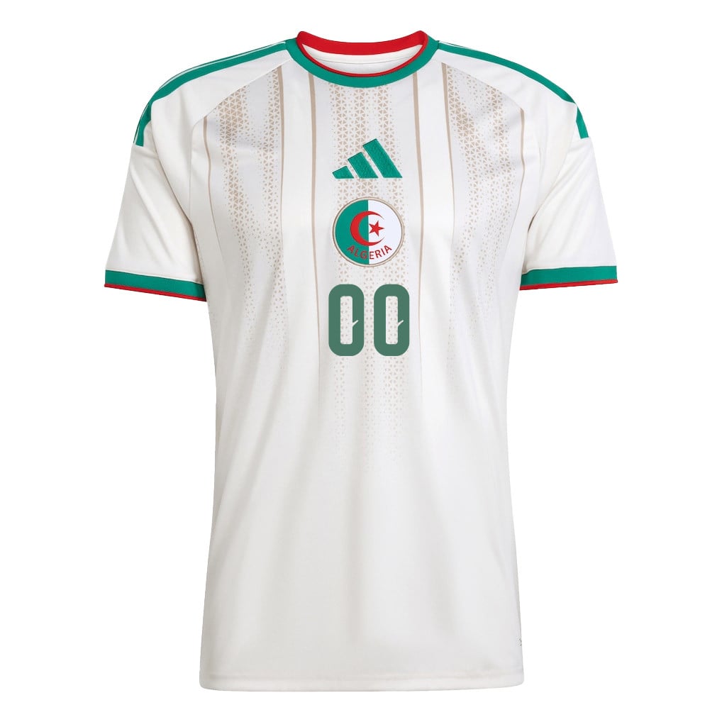 Algeria National Team 2026 Personalized Home Jersey - White, Men