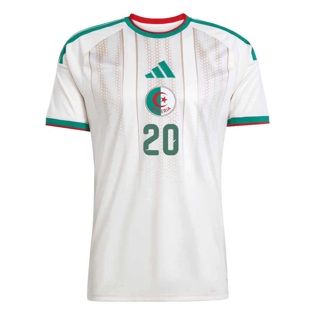 Youcef Atal 20 Youth Algeria National Team 2026 Home Jersey - White