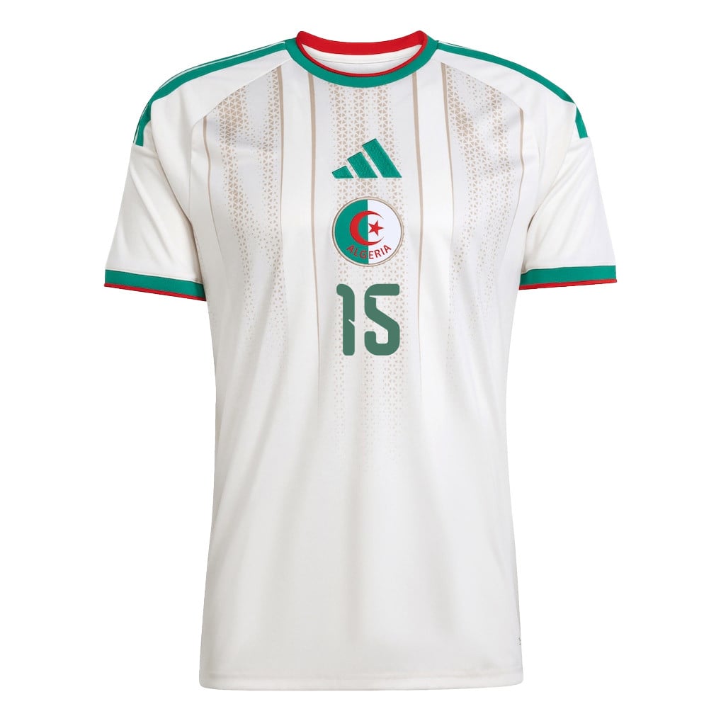 Rayan Ait Nouri 15 Youth Algeria National Team 2026 Home Jersey - White