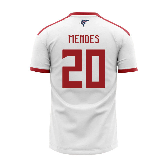 Ryan Mendes 20 Cape Verde National Team 2026 Away Jersey - White, Men