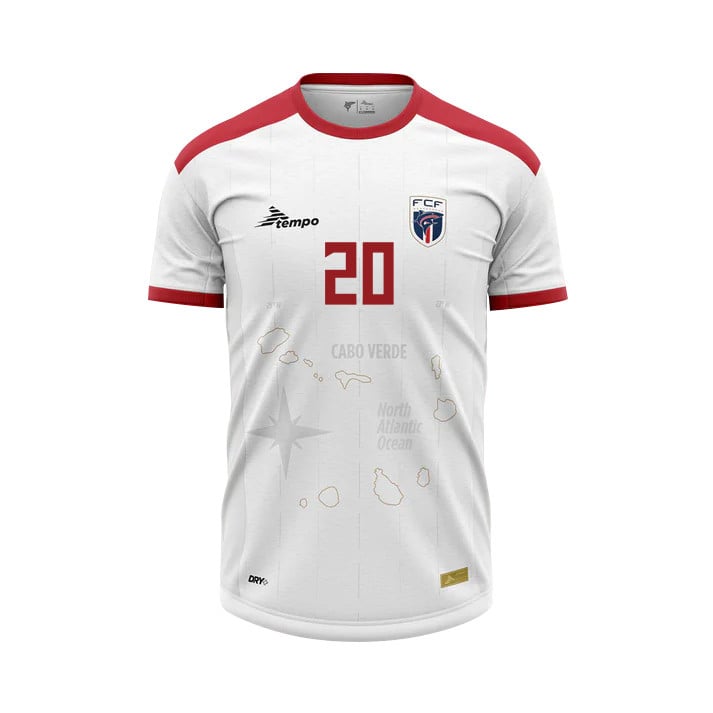 Ryan Mendes 20 Cape Verde National Team 2026 Away Jersey - White, Men