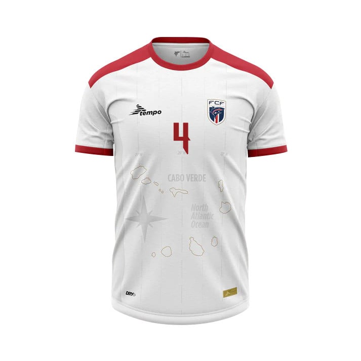 Roberto Lopes 4 Cape Verde National Team 2026 Away Jersey - White, Men