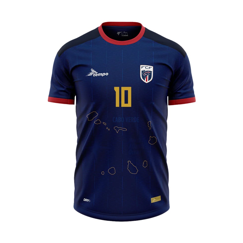 Jamiro Monteiro 10 Cape Verde National Team 2026 Home Jersey - Blue, Men