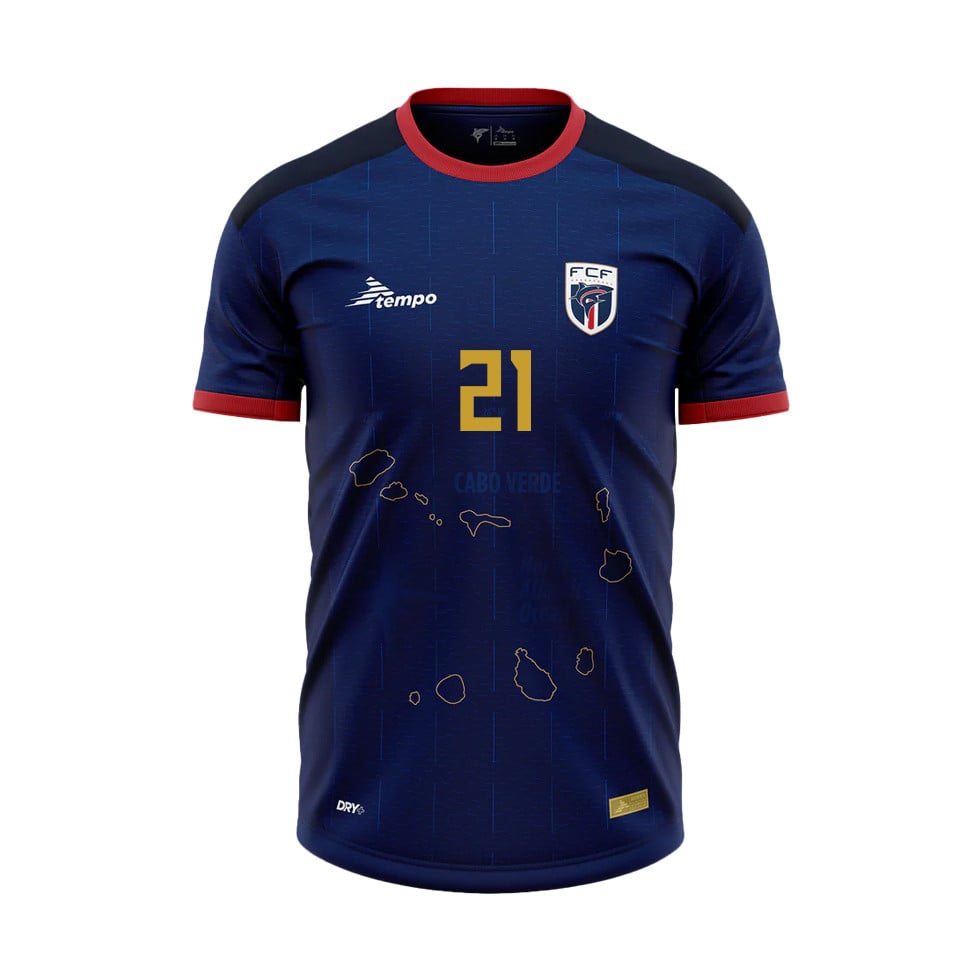 Bebé 21 Cape Verde National Team 2026 Home Jersey - Blue, Men